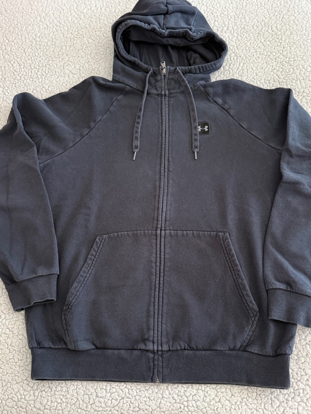 Under Armour Black Full-Zip Hooded Sweatshirt